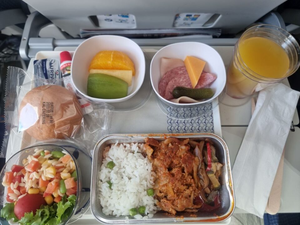 ポーランド航空の食事